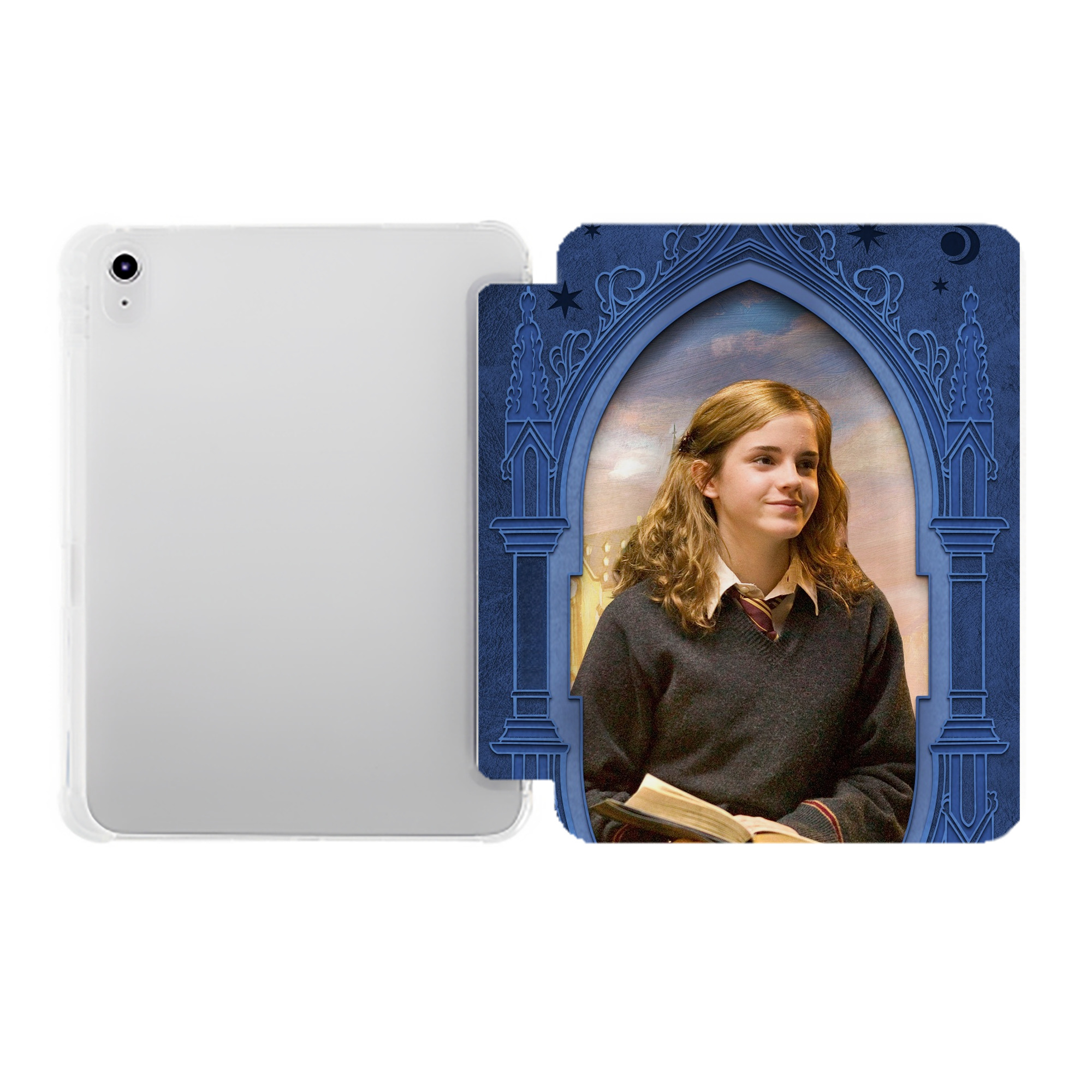 （画像用） Harry Potter ハリー・ポッターシリーズ IPad ケース ペン収納付き 三つ折りスタンド PUレザー×シリコン 対応機種9.5/10.5/10.9インチ